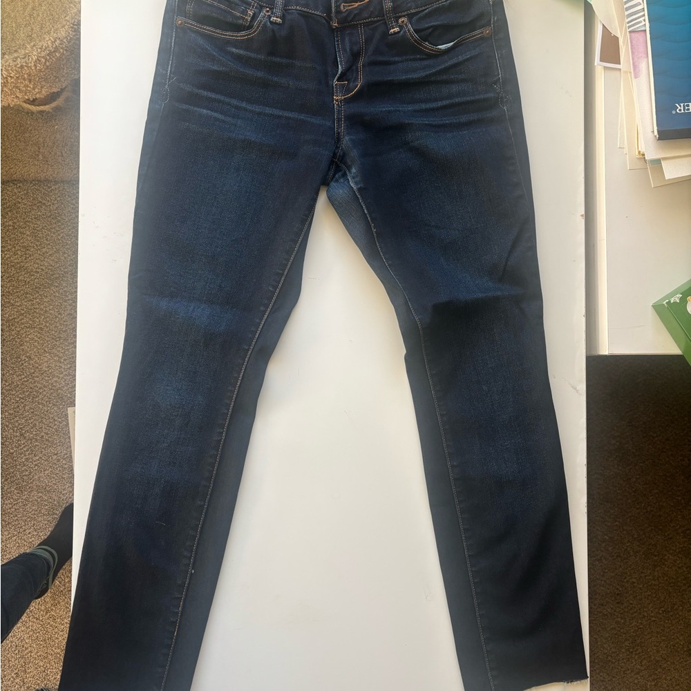 Lucky Brand Denim Crop Ankle Jeans Leyla Skinny Low rise Womens 0 25